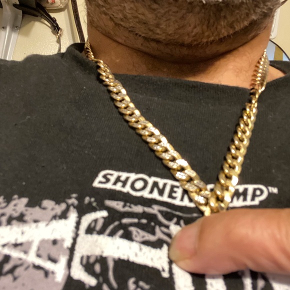 Cuban Link Miami style 10K 417 Stamped 22” length - Picture 10 of 16